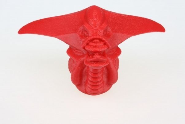 alien head key chain art keychain toy toys sculptures 3D print model - Mito3D