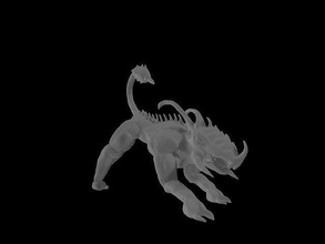 alien monster art 3d print beast games toys 3d print model - Mito3D