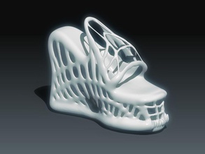 alien scarpe moda scarpa calzature sandalo 3d print model - Mito3D