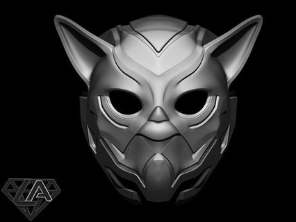 alieno yoda personalizzato maschera cutom casco airsoft cosplay guerriero cavaliere fantasia sw Magia carattere moda scifi Giochi giocattoli gioco Accessori 3d print model - Mito3D