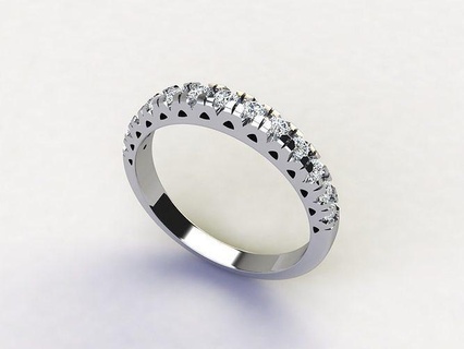 Alliance bague Hommes femmes mode gemmes or argent bijoux conception bijou anneaux aneis Anillo imprimable diamant brillant 3d print model - Mito3D
