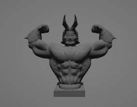 allmight büste held akademie myheroakämie bokunoheroakämie super spiel charakter anime spiele spielzeuge 3d print model - Mito3D