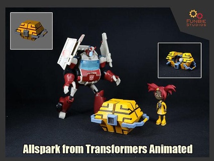 allspark transformers animated addon toys games 3d print model - Mito3D
