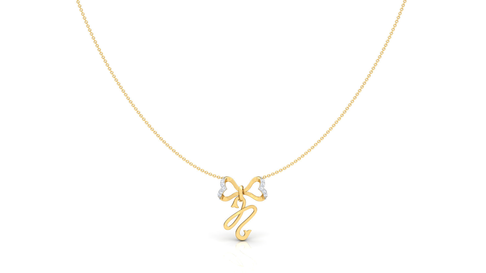 alphabet n pendant jewelry wedding printable silver sterling diamond ring luster fashion necklace engagem jewellery engagement bracelate print jewel gold pendants 3D print model - Mito3D