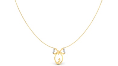 alphabet o pendentif bijoux de mariage d'argent imprimable bague en diamant la livre sterling lustre collier l'habillement le platine anneau mode blanc joyau gem d'impression brillant or pendentifs 3d print model - Mito3D