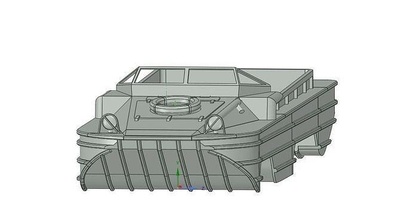 alternatif wpl b36 şasi 3d yazdır model dukw araç tasarım askeri wplb36 amfibi savaş offroad kamyon araba rccar rcwpl wpltruck i̇kinci dünya savaşı hobi kendin yap 3d print model - Mito3D