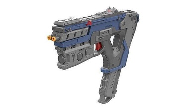 alternateur sommet imprimable 3d modèle stl impression pistolet arme Jeu jouet vidéo artisanat DIY loisir cosplay ventilateur 3d print model - Mito3D