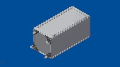 aluminium box profil container plastik wissenschaft ingenieurwesen 3d print model - Mito3D