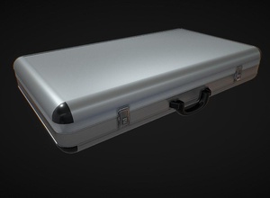 aluminum briefcase case metal travel suitcase luggage bag safe fashion bags purses 3d print model - Mito3D