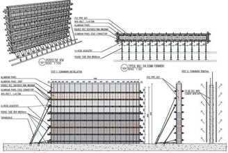 alluminio parete cassaforma design tecnologia costruzione scienza ingegneria 3d print model - Mito3D