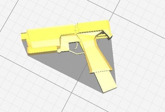 álice arma fogo vance vida halflife2 alyx pistola halflife jogos brinquedos 3d print model - Mito3D
