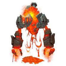amalgama destrucción Warcraft Guau mundo mascota mascotas azeroth bfa magma lava juegos juguetes 3d print model - Mito3D