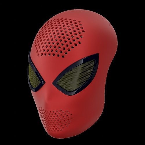 tolle spider Gesichtsschale Spider Wunder spidey Charakter Spinne Superheld Maske Repliken Linsen Cosplayer Held Comic Cosplay Kunst 3D print model - Mito3D
