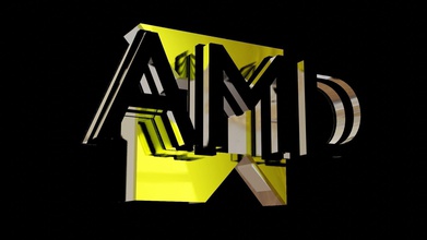 amd logo art business illustration dark processor ryzen athlon threadripper signs logos 3d print model - Mito3D