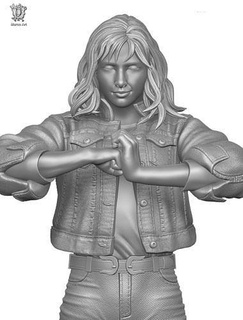 Amerika Chavez 3d stl dosya hayret komik şekil oyuncaklar Yenilmezler karakter oyunlar 3d print model - Mito3D