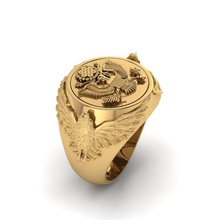 america ring Schmuck Silber bedruckbar ist Platin gold Diamant-ring gem prototyping Mode Ringe 3d print model - Mito3D