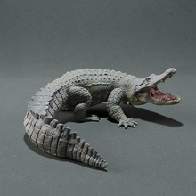 americano caimán ataque animal reptil fauna silvestre criatura realista cocodrilo escultura figurilla figura miniatura lagartija Arte esculturas 3d print model - Mito3D
