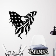 american eagle art usa us military 2d 3d decor decoration wall signs logos 3d print model - Mito3D