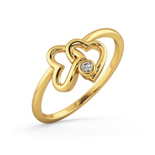 amiee ring her fashion gold engagement jewelry wedding luxury jewel shining diamond other 3d print model - Mito3D