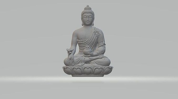 amitabha sakyamuni Buda estatua cnc escultura meditación budismo imprimible deidad Dios religión 3dsmax zbrush 3d continuar resumen Arte guiones modelado miniaturas figuritas esculturas 3d print model - Mito3D