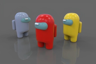 us 3d personnage jeu jeux jouets accessoires 3d print model - Mito3D