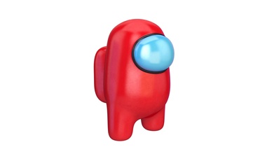us personnage gars humain dessin animé jeu jouet astronaute rouge équipage costume libre figure scifi suspect imposteur amusement jeux jouets 3d print model - Mito3D