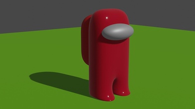 us personaje juego rojo 3d licuadora eevee sencillo ligero juegos juguetes 3d print model - Mito3D
