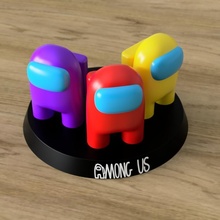 among us figurine amongus figurins collection game impostor toy 3d 3dprint 3dprinting 3dprinted cartoon lego character games toys 3d print model - Mito3D