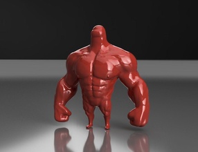 among us muscled mamadisimo amongus technology mobile phone smartphone cellular samsung galaxy god electronic vr games toys 3d print model - Mito3D