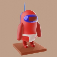 us superman vêtements art sculpture mignonne jouet 3d modèle dessin animé jeu accessoires personnage jeux jouets valentin cadeau 3d print model - Mito3D