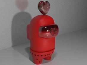 among us tea infusor art plastic toy sculpture amongus sculptures 3d print model - Mito3D