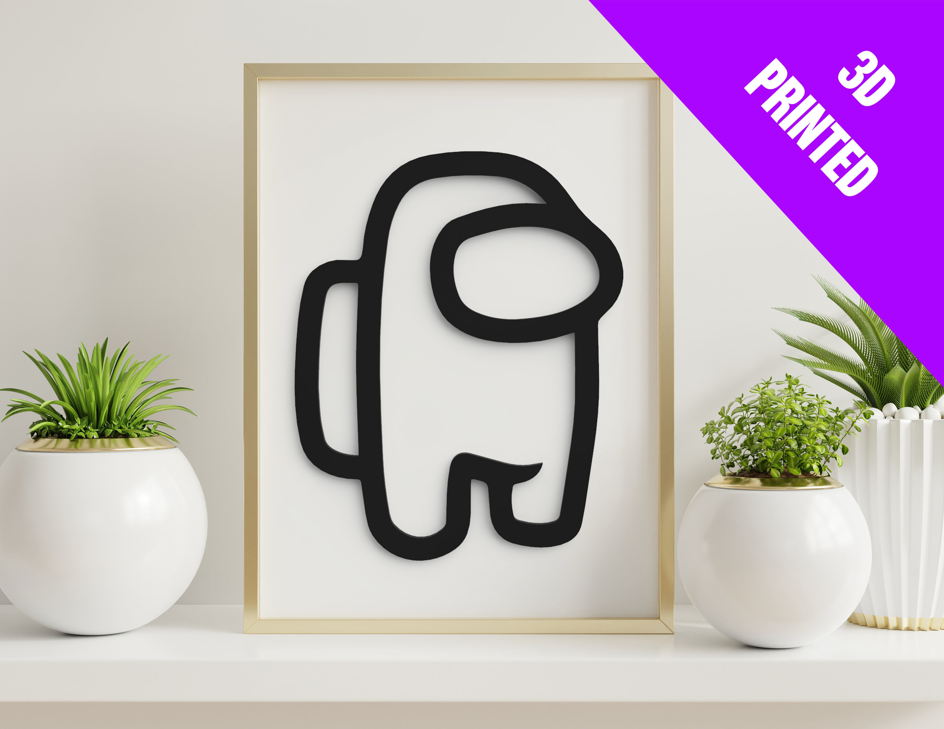 among us wall decoration - 3d printed smarphone video game impostor smartphone crewmate spaceship sabotage art print innersloth popular games mobile emergency meeting gaming voting toys 3D print model - Mito3D