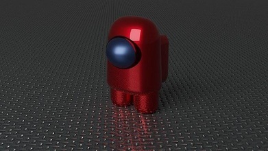 rouge personnage art modèle Jeu Jeux jouets 3d print model - Mito3D