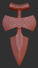 amulett of talos uralt mittelalterlich maskottchen zeichen kunst logos 3d print model - Mito3D