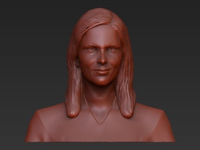 amy coney barrett american politician head stl 3dprint bust face art sculptures 3d print model - Mito3D