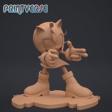 amy figurine sonic cartoon 3d print printable table decoration toy cute trending latest super fictional games toys 3d print model - Mito3D