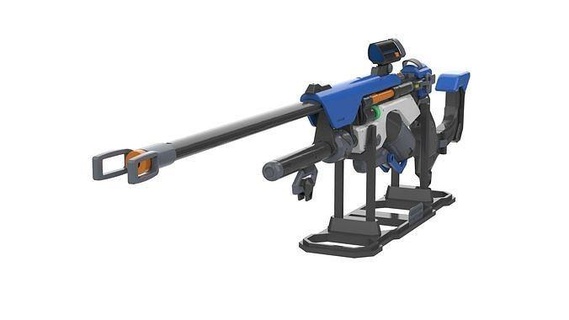 ana sniper bionic cannon - overwatch printable 3d model stl print cosplay craft hobby diy art weapon pistol video game dart games toys 3d print model - Mito3D