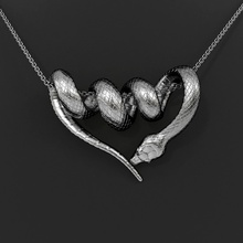 anaconda pendant jewelry accessories fashion snake necklace animal 3d printing printed stl jewelries jewellery pendants 3d print model - Mito3D