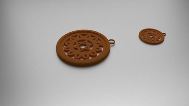 anahata heart chakra pendant jewelry fashion asia pendants 3d print model - Mito3D