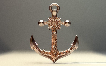 anchor jewelry anchor sea pendant jewelry sun ocean fish pendants