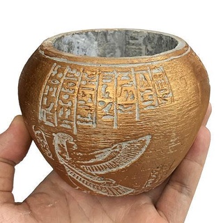 ancient egypt pot 3d print mold mould 3dprint concrete pla vase planter cement pour diy handmade decor cast casting succulent reusable flower house 3d print model - Mito3D