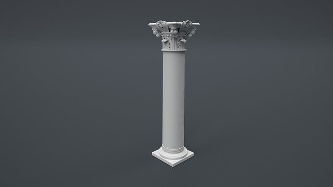 antiguo romano pilar impresión escultura roca medieval histórico columna estatua retro monumento templo juegos juguetes 3D print model - Mito3D