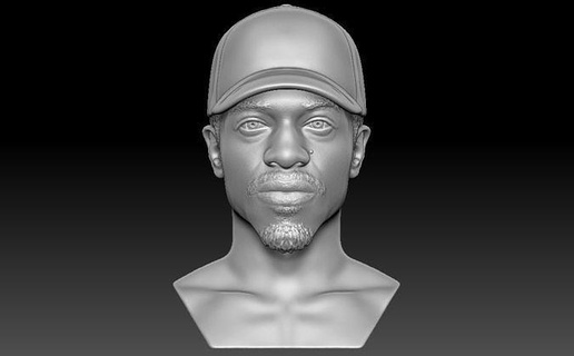 andre 3000 bust 3d printing nelly ludacris ice cube notorious big biggie rapper eminem jay eazy snoop dogg dre kanye west singer art sculptures 3d print model - Mito3D