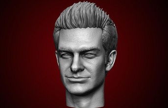 andrew garfield head spiderman spider andrewgarfield tobey maguire tom holland emma stone art figurines sculptures marvel comic statue movie likeness nowayhome 3d print model - Mito3D