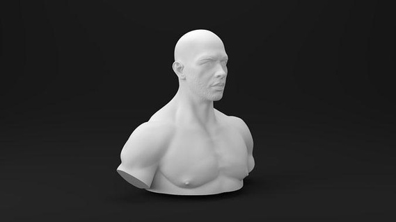andrew tate bust 3d printing andrewtate tatebrothers 3dprinting 3dprint viral influencer famous topg kickboxer professional sculpture art sculptures 3d print model - Mito3D