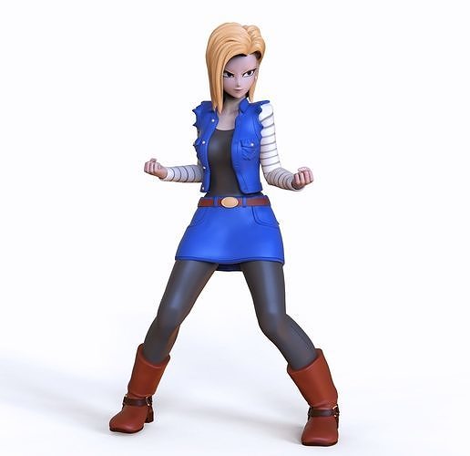 android 18 nsfw drachen ball android18 anime dragon spiele spielzeuge 3D print model - Mito3D