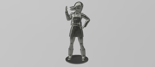 android 18 film fantasia azione animazione avventura anime giochi carattere figura manga drago palla sla stampante giocattoli 3d print model - Mito3D