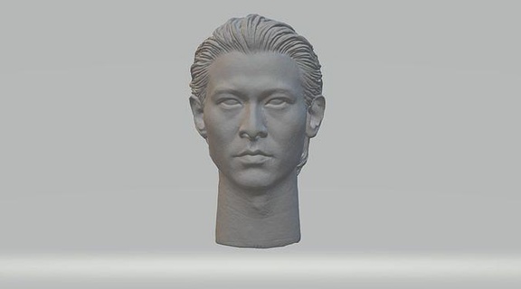 Andy essuyer tête 3d modèle buste portrait Mads sculpture personnage Masculin Humain art sculptures moyen 3d print model - Mito3D