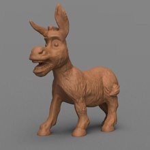 ane de shrek 3d stampa arte scultura animale animazione giochi giocattoli 3d print model - Mito3D