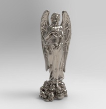 ángel impresión 3d de la modelo art el alivio mural imagen basrelief escultura las esculturas 3d print model - Mito3D